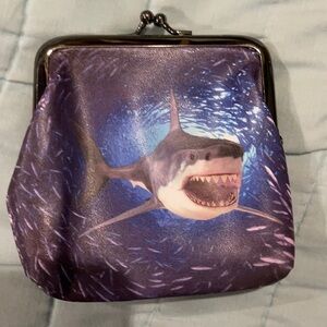 New shark coin purse